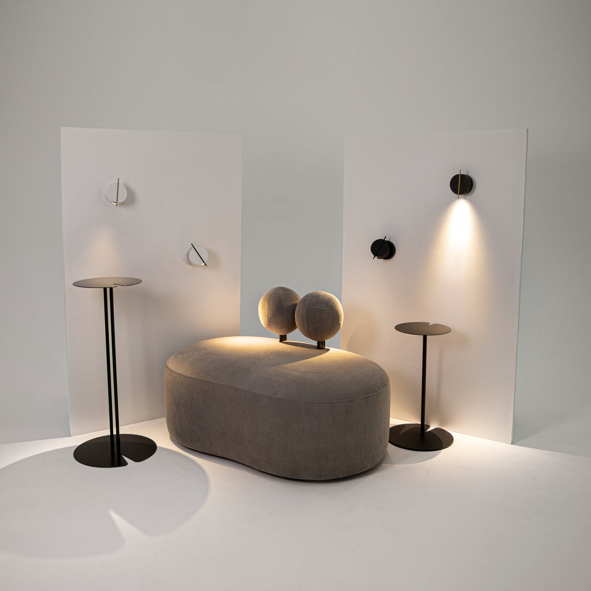 Lampa ścienna Maytoni Nuance IP20 x MOD180WL-L4B3K1 | Czarny i mosiądz