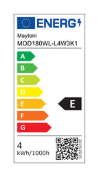 Lampa ścienna Maytoni Nuance IP20 x MOD180WL-L4W3K1 | Biały i mosiądz