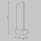 Lampa ścienna Maytoni Ornate IP20 x MOD318WL-L3BS3K | Mosiądz
