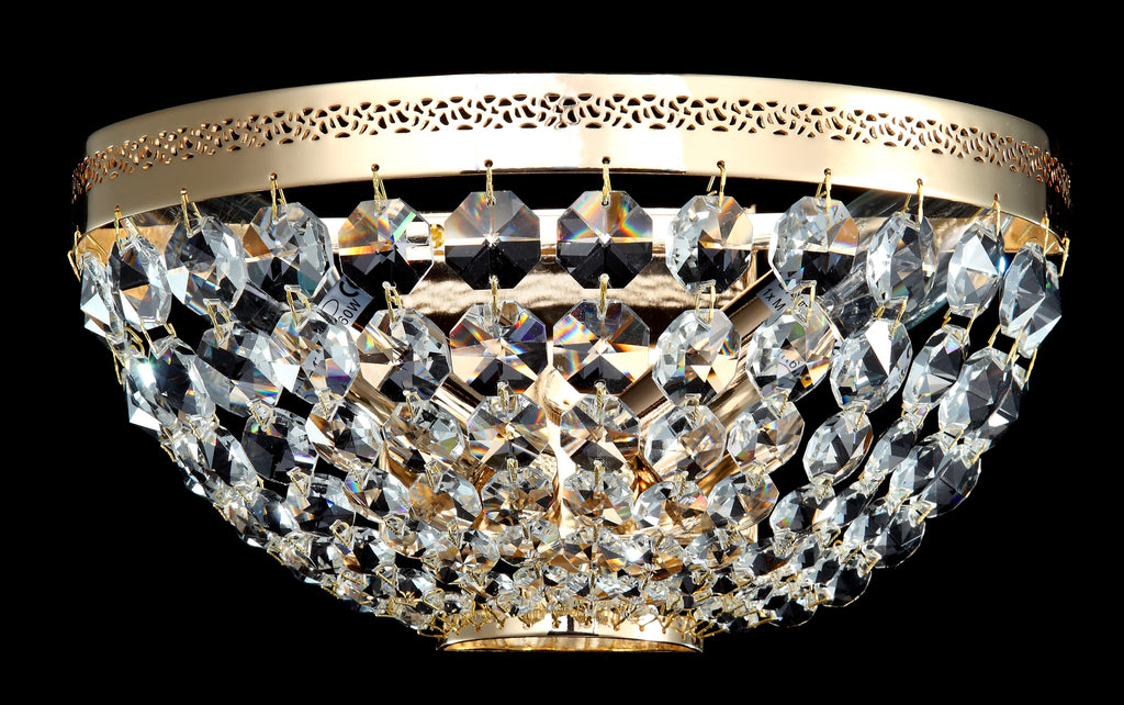 Lampa ścienna Maytoni Ottilia IP20 2xE14 DIA700-WL-02-G | Złoto
