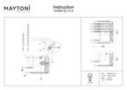 Lampa ścienna Maytoni Palace IP20 1xE27 DIA890-WL-01-G | Złoto