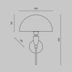 Lampa ścienna Maytoni Prima IP20 1xE27 Z034WL-01CH | Chrom