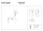 Lampa ścienna Maytoni Prima IP20 1xE27 Z034WL-01CH | Chrom