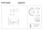 Lampa ścienna Maytoni Puntes IP20 1xE14 MOD043WL-01CH | Chrom