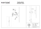 Lampa ścienna Maytoni Renaissance IP20 x MOD256WL-L5B3K | Czarny