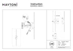 Lampa ścienna Maytoni Renaissance IP20 x MOD256WL-L5BS3K1 | Mosiądz