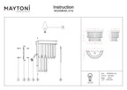 Lampa ścienna Maytoni Revero IP20 1xE14 MOD085WL-01G | Złoto