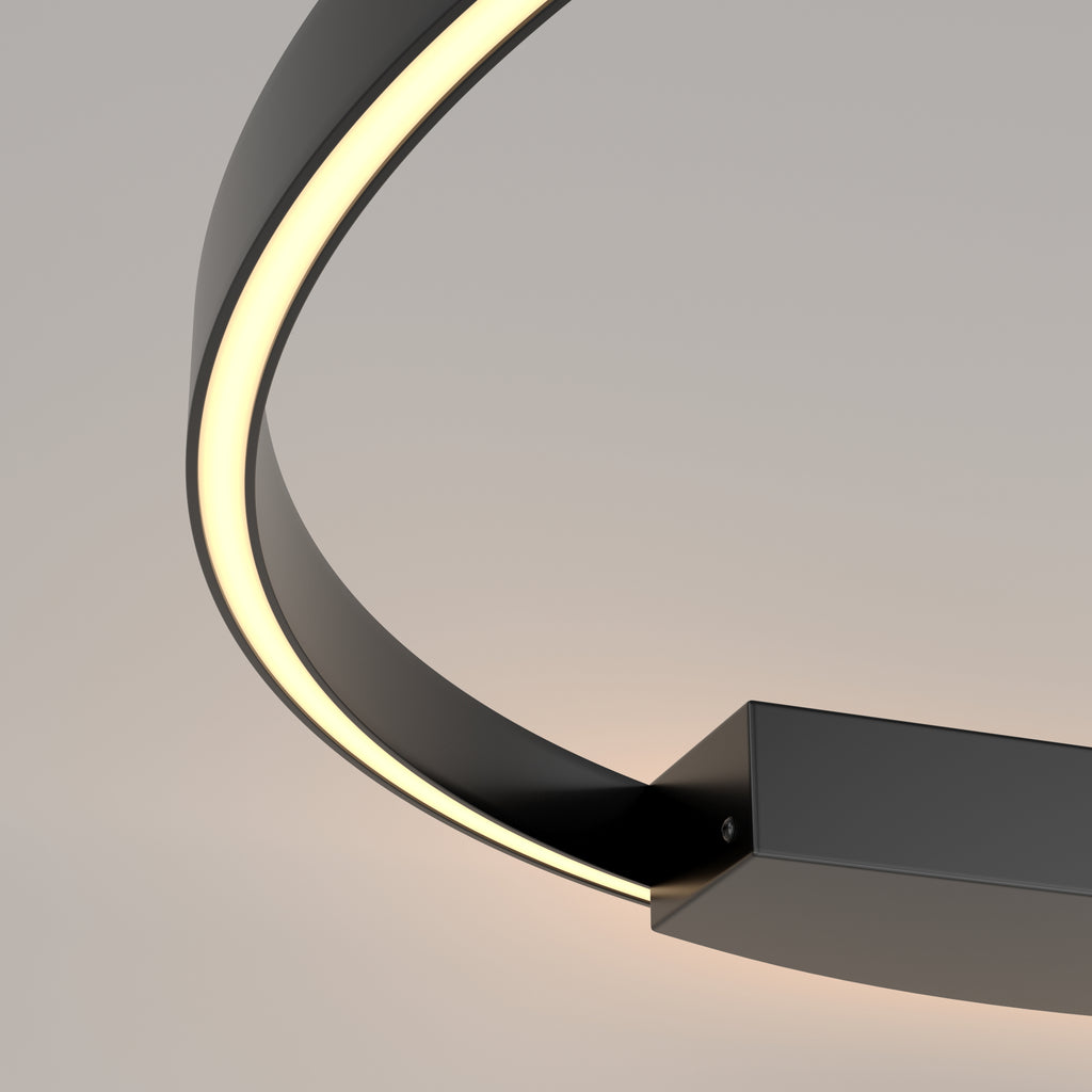 Lampa ścienna Maytoni Rim IP20 x MOD058WL-L50B3K | Czarny