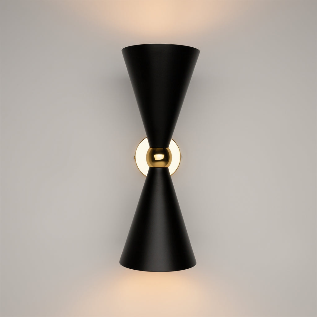 Lampa ścienna Maytoni Vesper IP20 2xE14 MOD108WL-02GB | Złoto