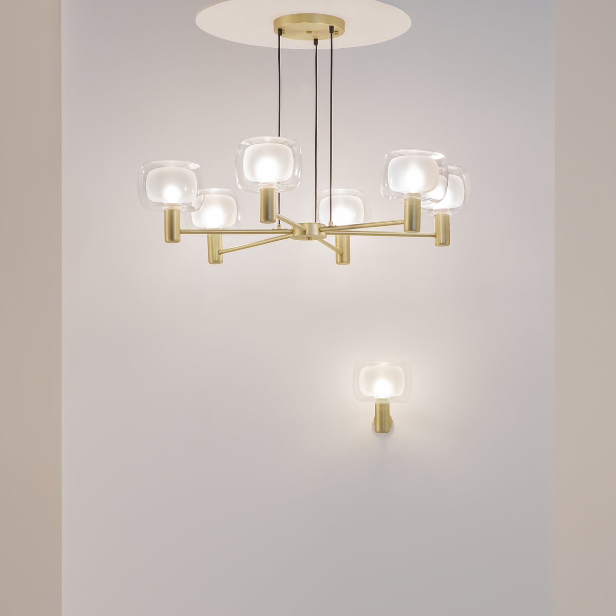 Lampa ścienna Maytoni Vision IP20 1xE14 MOD411WL-01G | Złoto