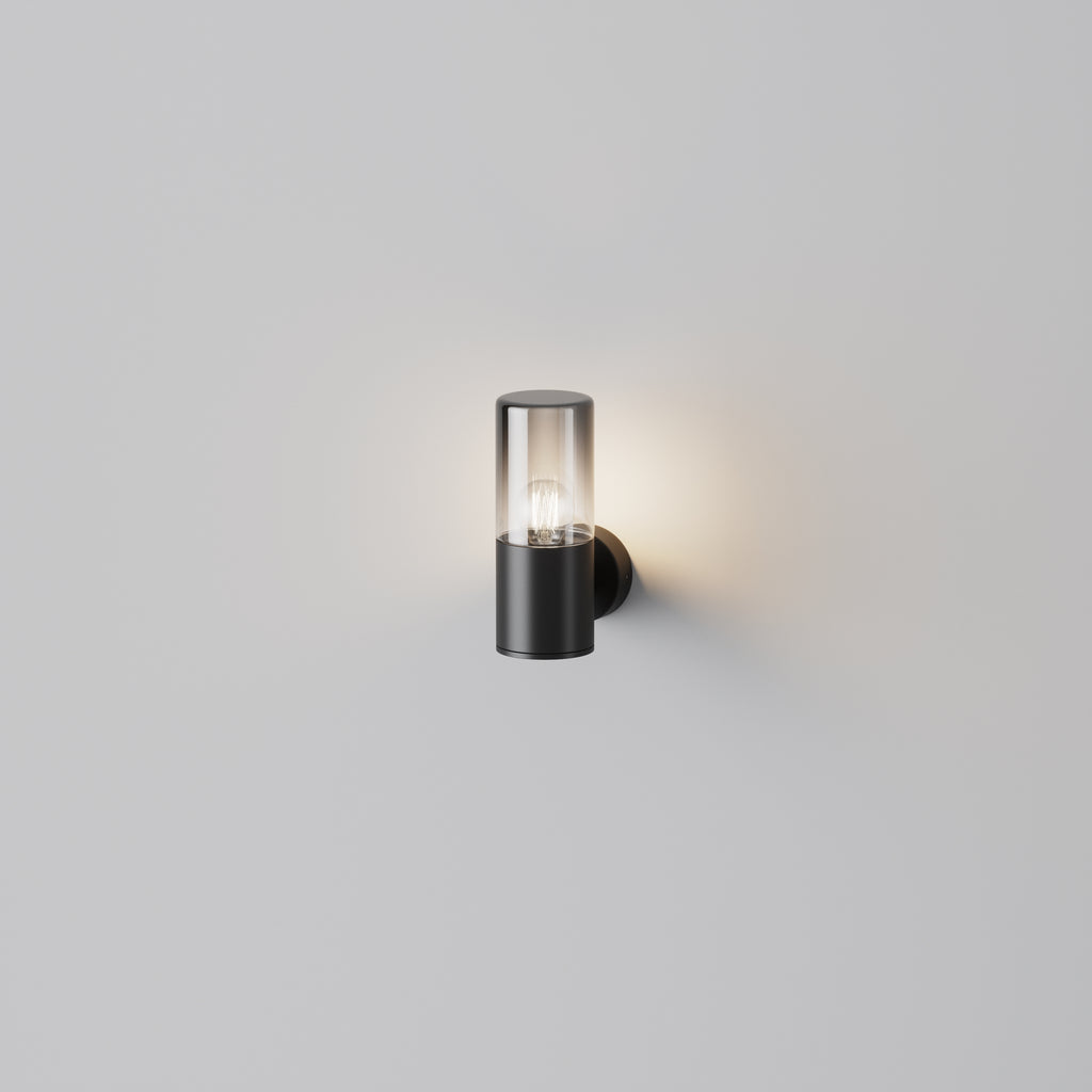 Lampa ścienna Outdoor Amas IP54 1xE27 O432WL-01GF | Grafit
