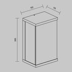 Lampa ścienna Outdoor Baker Street IP65 x O021WL-L10B3K | Czarny