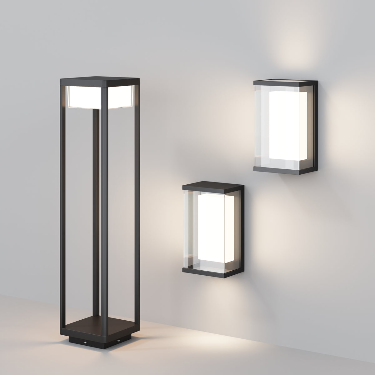 Lampa ścienna Outdoor Baker Street IP65 x O021WL-L10B3K | Czarny