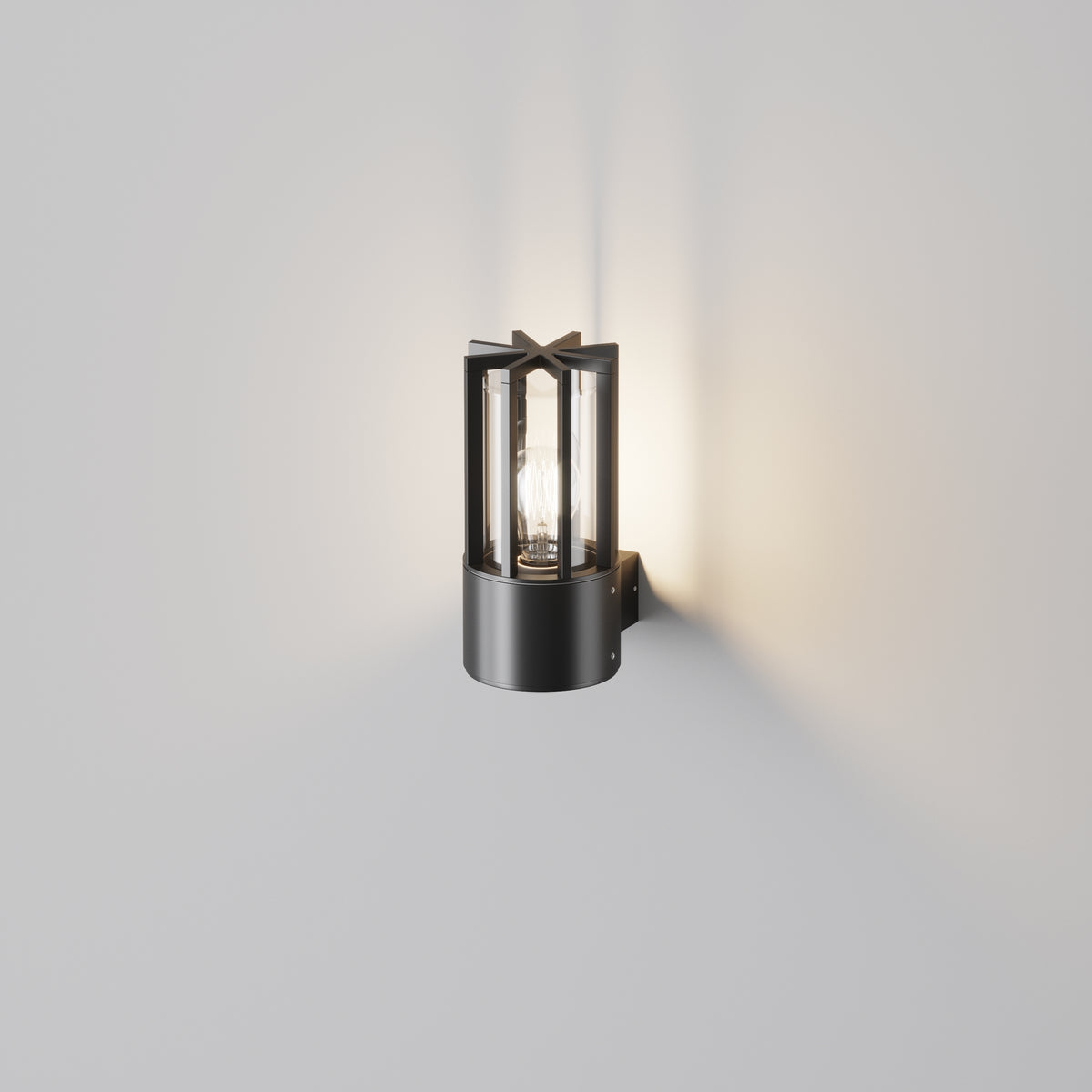 Lampa ścienna Outdoor Barrel IP54 1xE27 O453WL-01GF | Grafit