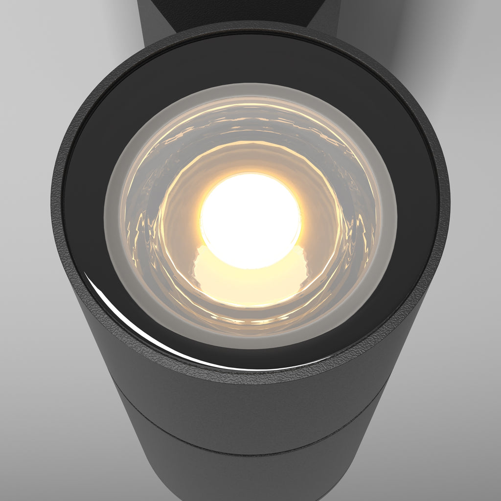 Lampa ścienna Outdoor Bowery IP54 1xGU10 O574WL-01B | Czarny
