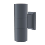 Lampa ścienna Outdoor Bowery IP54 2xGU10 O574WL-02GR | Szary