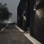 Lampa ścienna Outdoor Bowery IP54 2xGU10 O574WL-02GR | Szary