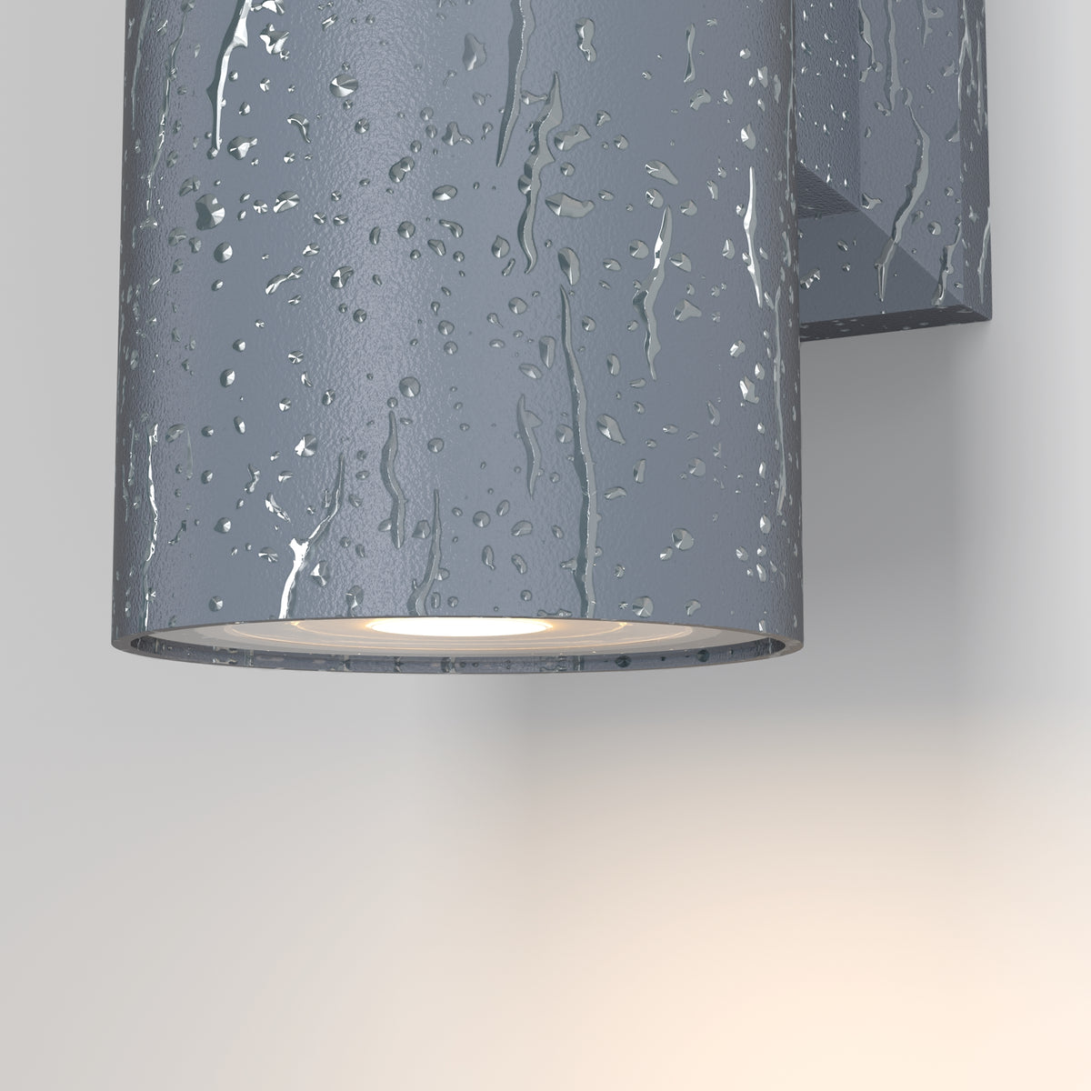 Lampa ścienna Outdoor Bowery IP54 2xGU10 O574WL-02GR | Szary