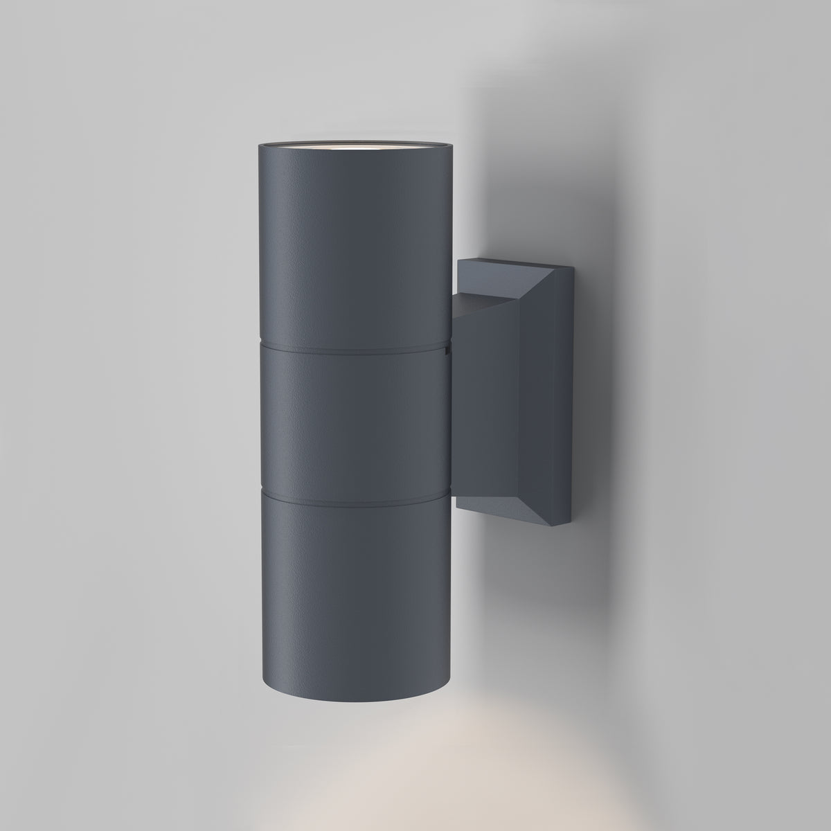Lampa ścienna Outdoor Bowery IP54 2xGU10 O574WL-02GR | Szary