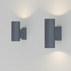 Lampa ścienna Outdoor Bowery IP54 2xGU10 O574WL-02GR | Szary