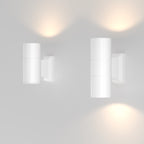 Lampa ścienna Outdoor Bowery IP54 2xGU10 O574WL-02W | Biały
