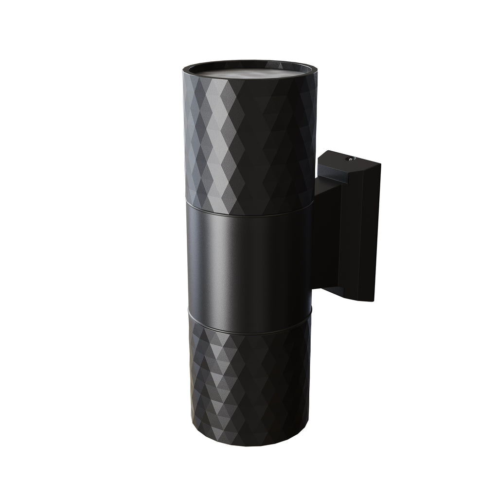 Lampa ścienna Outdoor Bowery IP54 2xGU10 O583WL-02B | Czarny