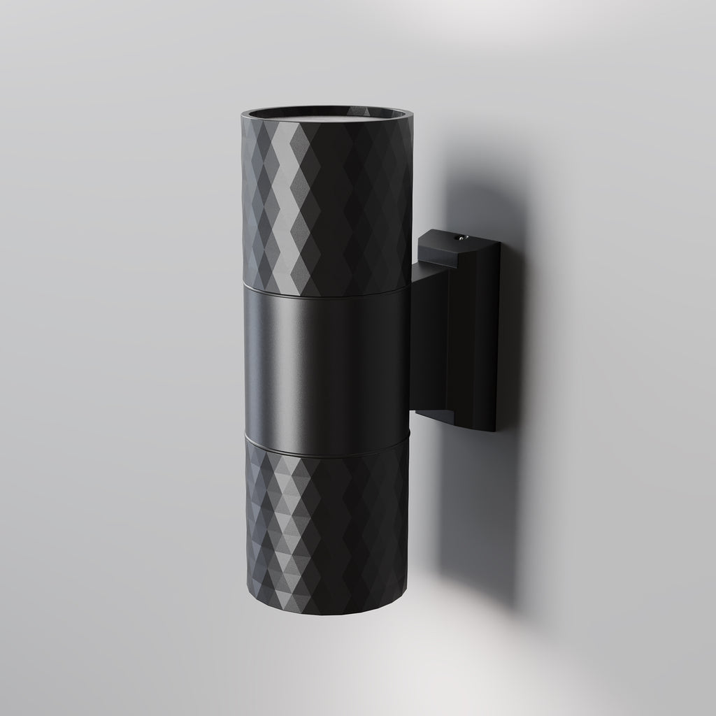 Lampa ścienna Outdoor Bowery IP54 2xGU10 O583WL-02B | Czarny