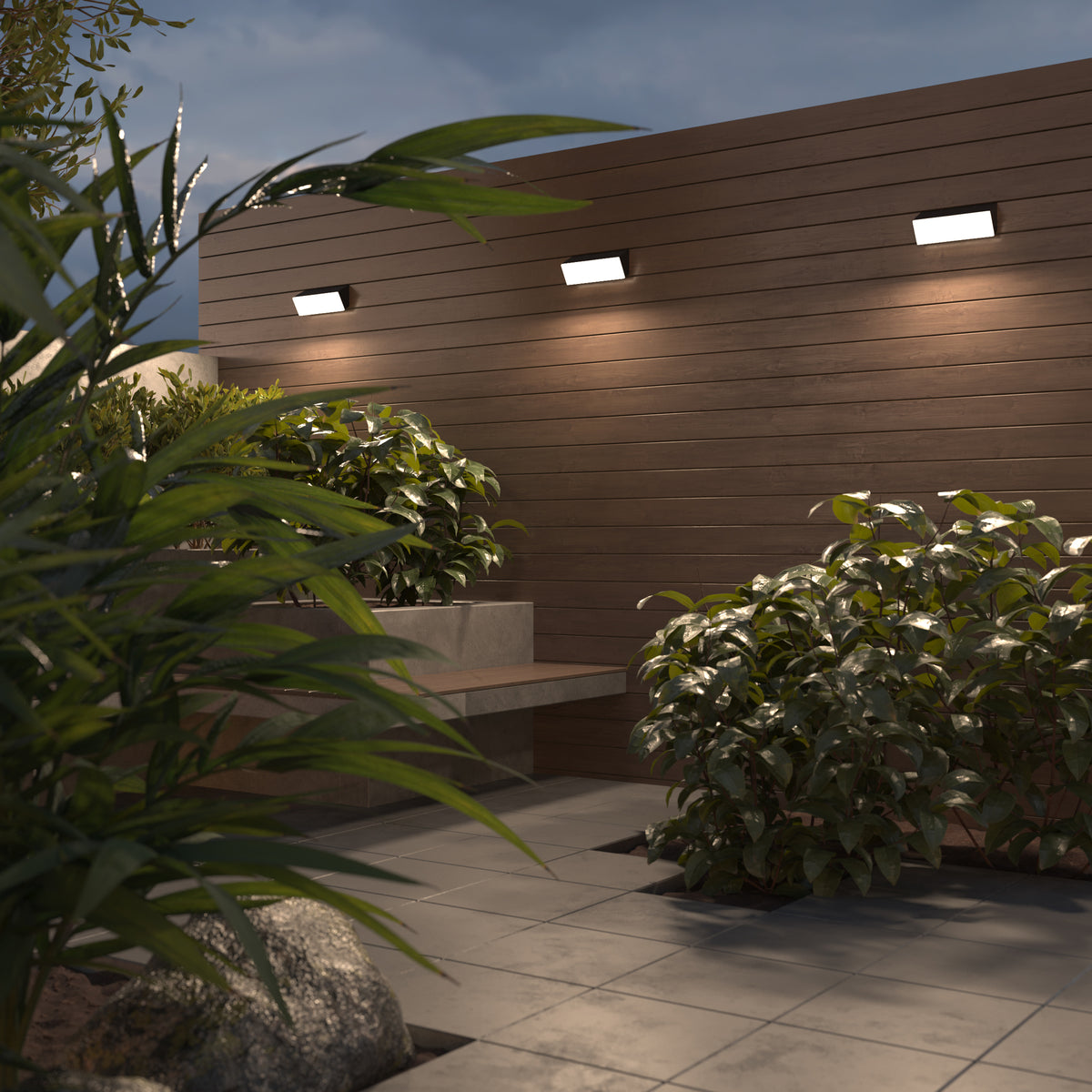 Lampa ścienna Outdoor Brick IP54 x O436WL-L20GF3K | Grafit