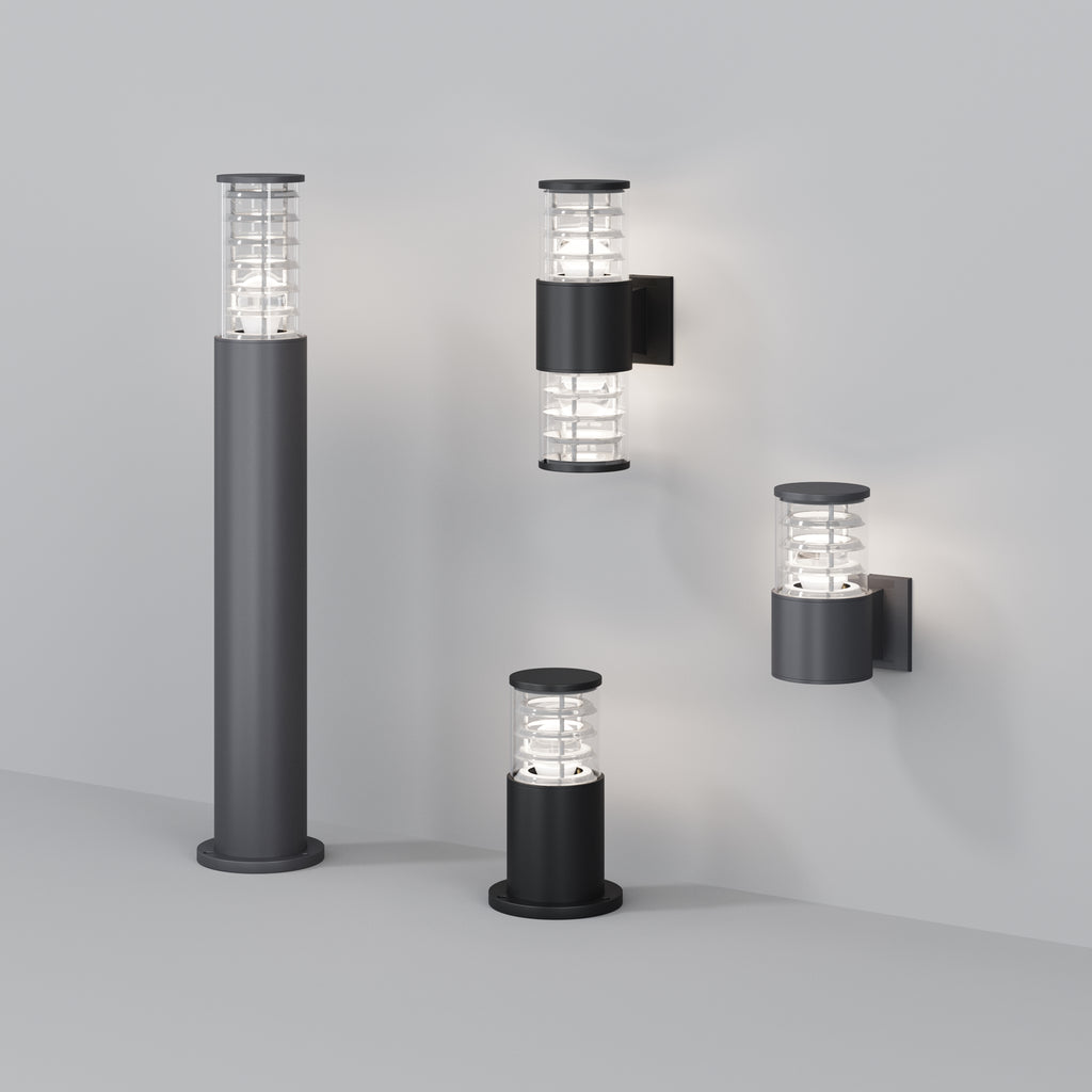Lampa ścienna Outdoor Bronx IP54 1xE27 O576WL-01B | Czarny