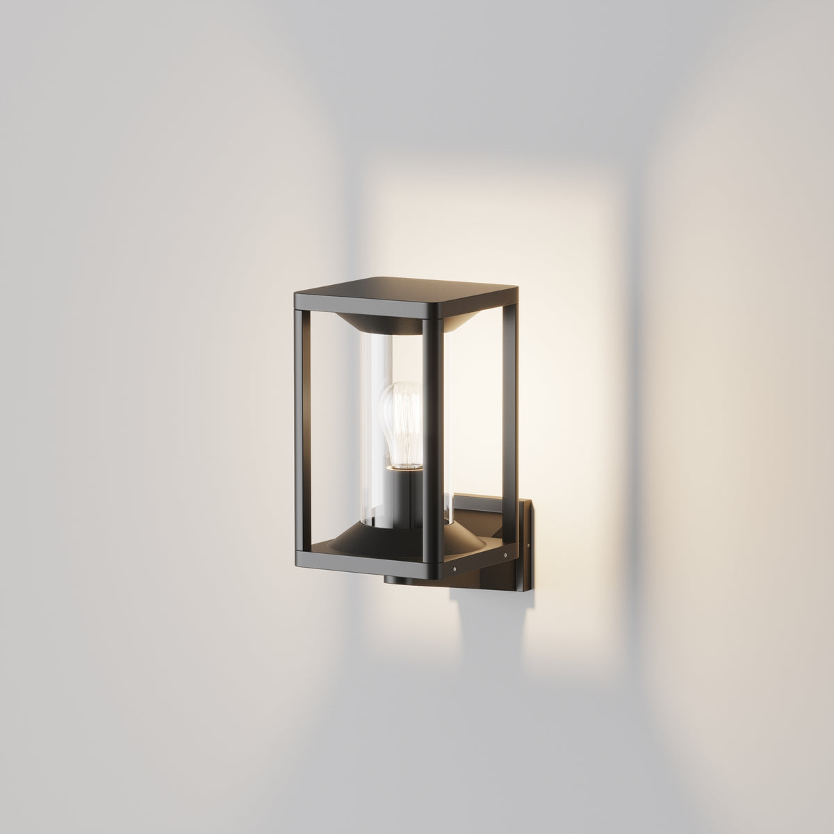 Lampa ścienna Outdoor Cell IP65 1xE27 O452WL-01GF | Grafit
