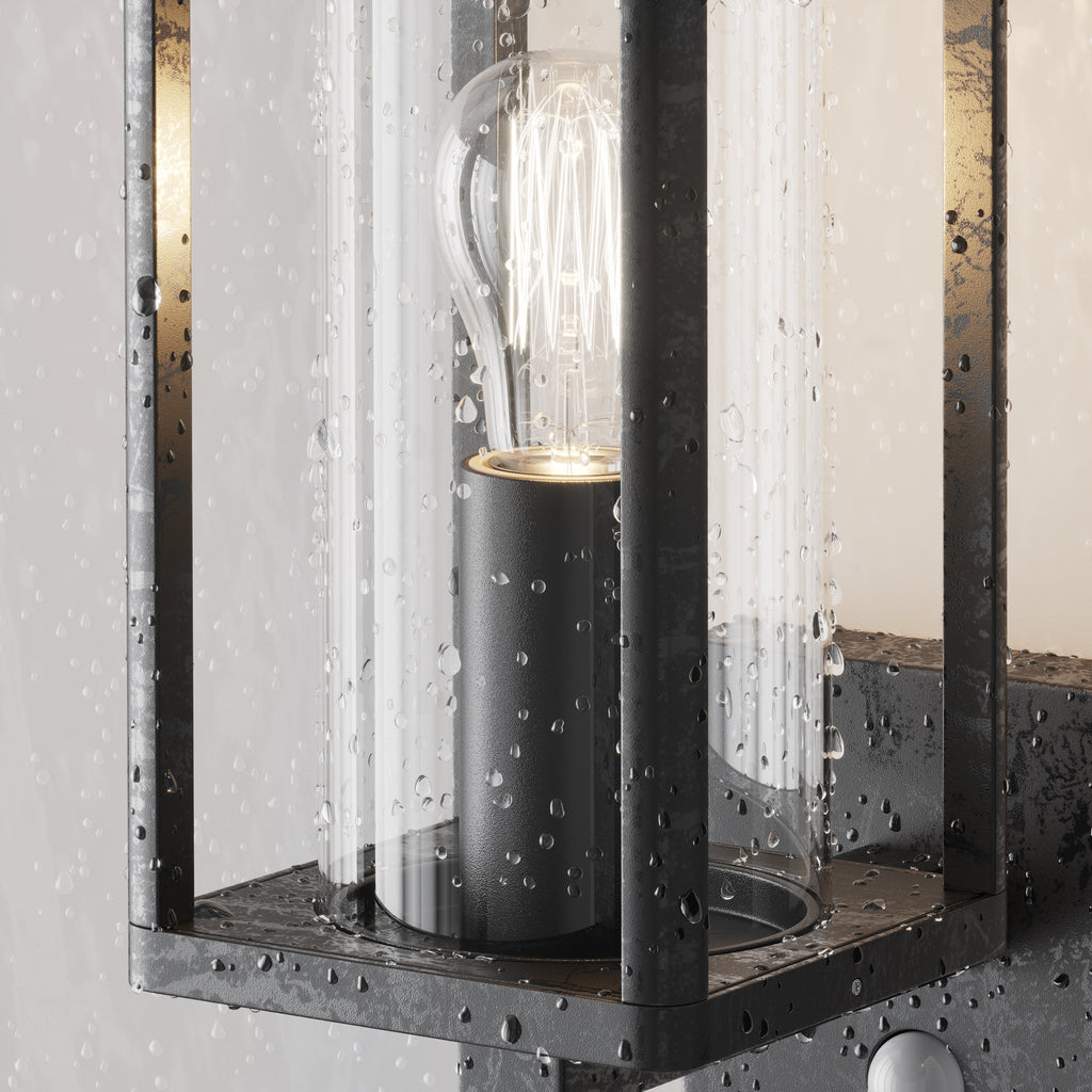 Lampa ścienna Outdoor Cell IP65 1xE27 O452WL-01GFSR | Grafit