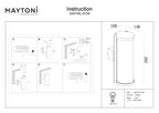 Lampa ścienna Outdoor Conf IP54 1xE27 O451WL-01GF | Grafit