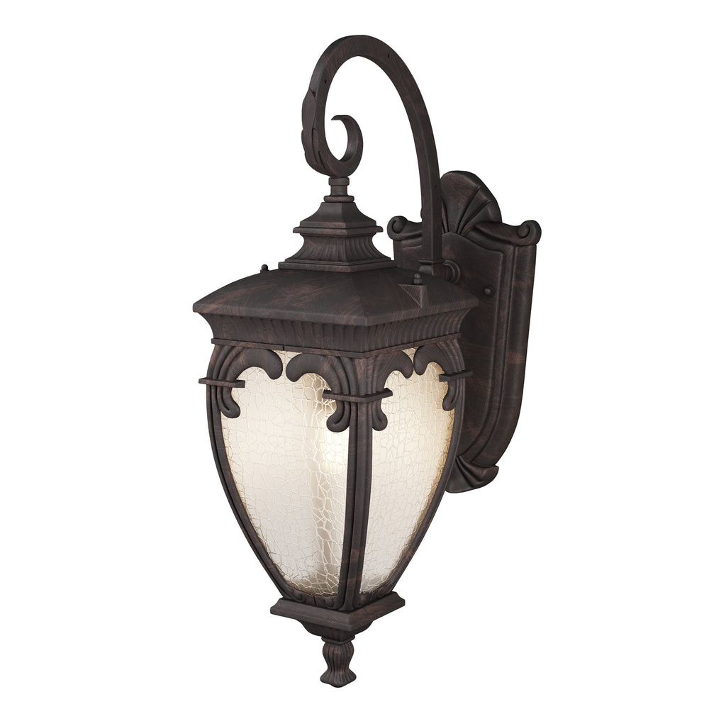 Lampa ścienna Outdoor Fleur IP44 1xE27 O414WL-01BZ | Brąz antyczny
