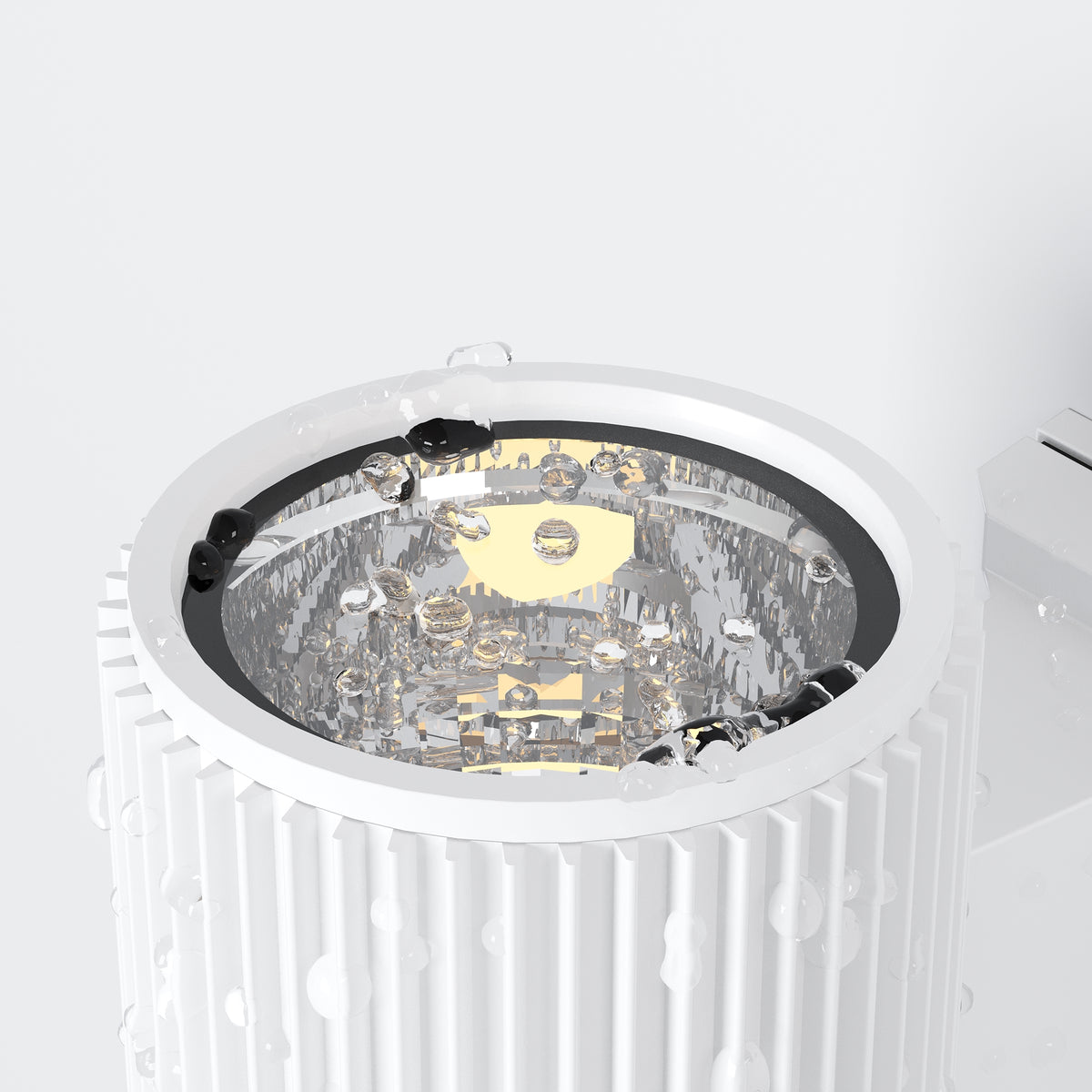 Lampa ścienna Outdoor Rando IP54 1xE27 O419WL-01W | Biały