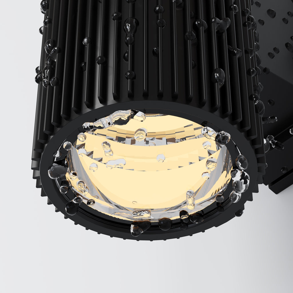 Lampa ścienna Outdoor Rando IP54 2xE27 O419WL-02B | Czarny