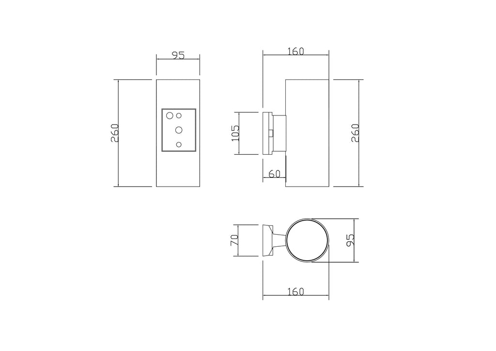 Lampa ścienna Outdoor Rando IP54 2xE27 O419WL-02W | Biały