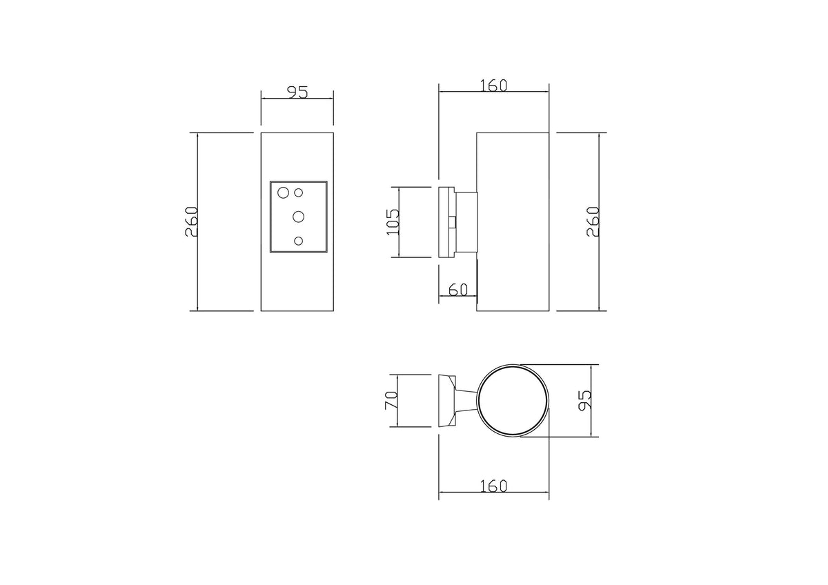 Lampa ścienna Outdoor Rando IP54 2xE27 O419WL-02W | Biały