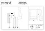 Lampa ścienna Outdoor Row IP44 x O448WL-L9GF3KSR | Grafit
