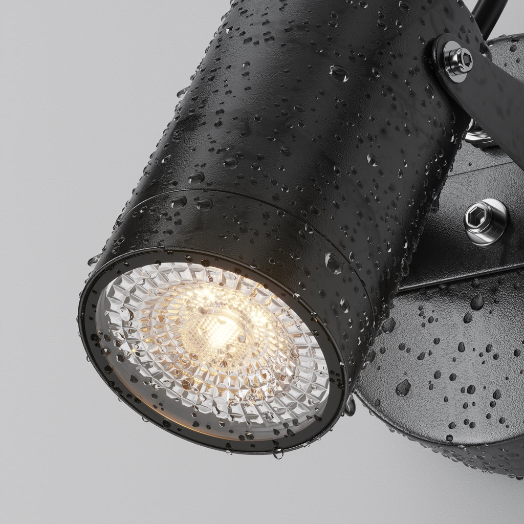 Lampa ścienna Outdoor Scope IP65 1xGU10 O025WL-01B | Czarny