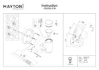 Lampa ścienna Outdoor Scope IP65 1xGU10 O025WL-01B | Czarny