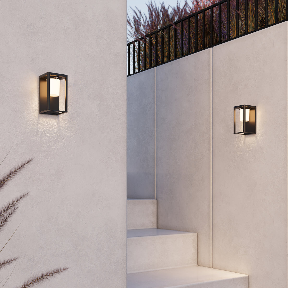 Lampa ścienna Outdoor Shatter IP54 x OSL457WL-L2GF3K | Grafit
