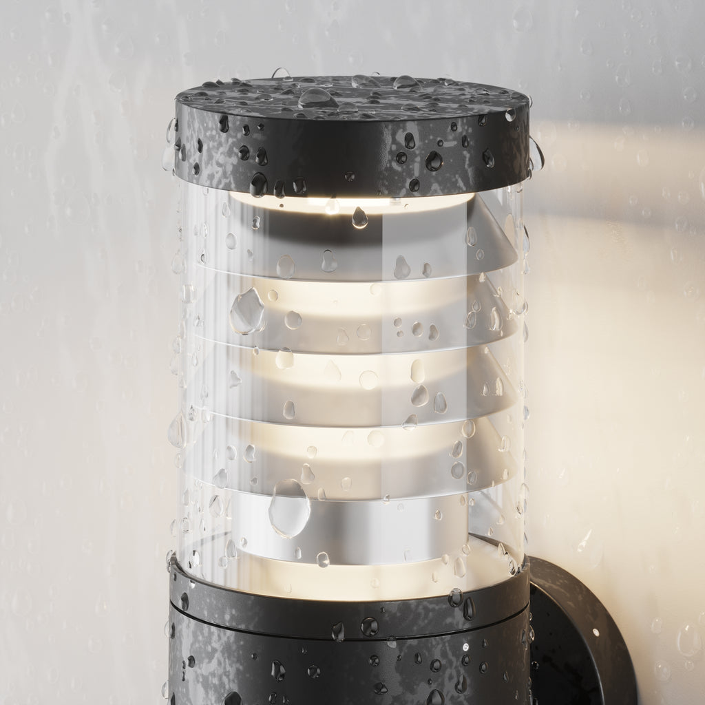 Lampa ścienna Outdoor Spir IP54 x O439WL-L12GF3K | Grafit