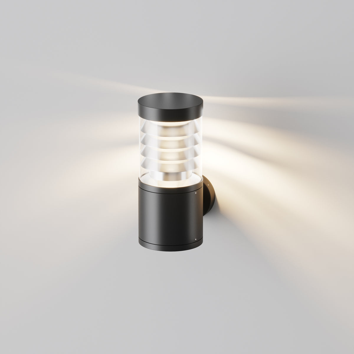 Lampa ścienna Outdoor Spir IP54 x O439WL-L12GF3K | Grafit
