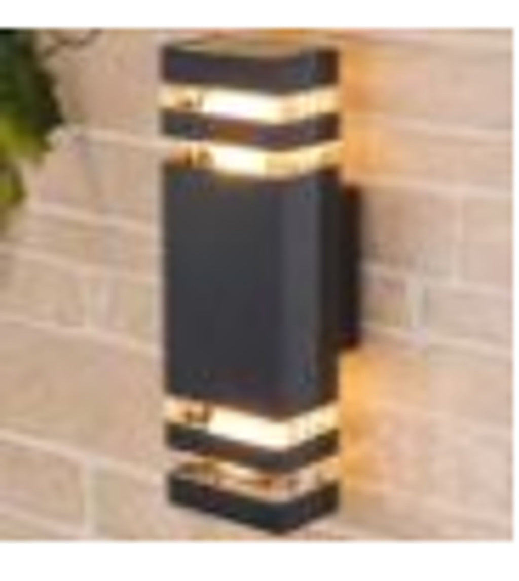 Lampa ścienna Outdoor Unter den Linden IP54 2xE27 O578WL-02B | Czarny