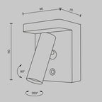 Lampa ścienna Technical Aron IP20 x C179WL-L7W2.7K-DE | Biały