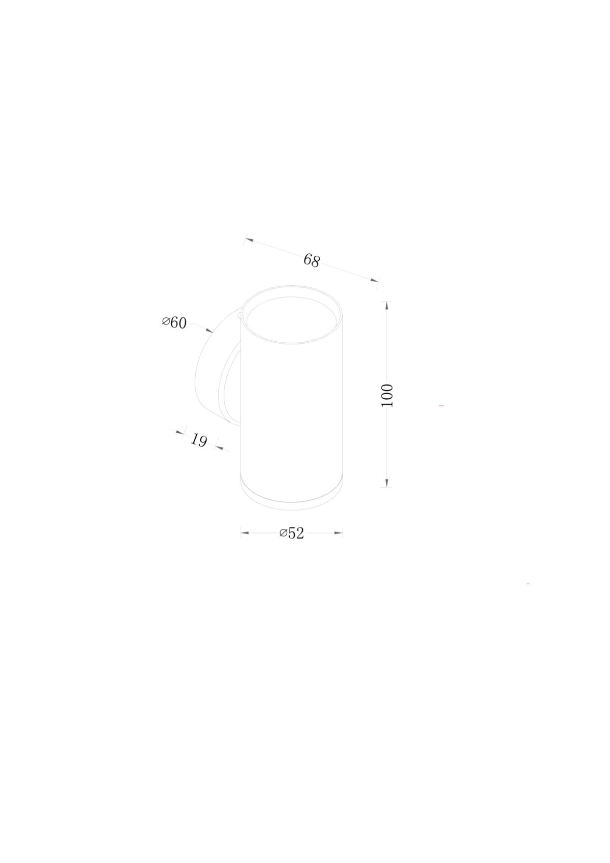 Lampa ścienna Technical FOCUS S IP20 1xGU10 C068WL-01MG | Matowe złoto