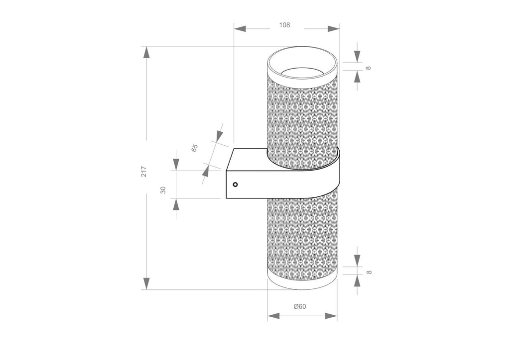 Lampa ścienna Technical Focus Design IP20 2xGU10 C069WL-02MG | Matowe złoto