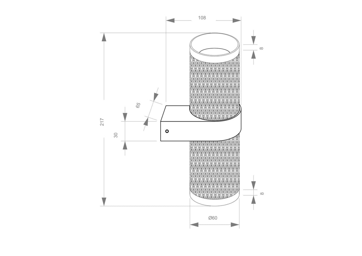 Lampa ścienna Technical Focus Design IP20 2xGU10 C069WL-02MG | Matowe złoto