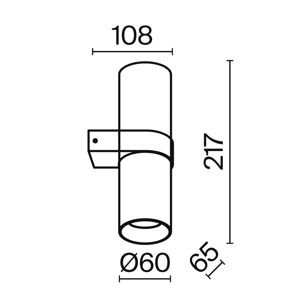 Lampa ścienna Technical Focus Design IP20 2xGU10 C069WL-02MG | Matowe złoto