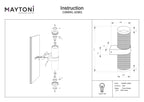 Lampa ścienna Technical Focus Design IP20 2xGU10 C069WL-02MG | Matowe złoto
